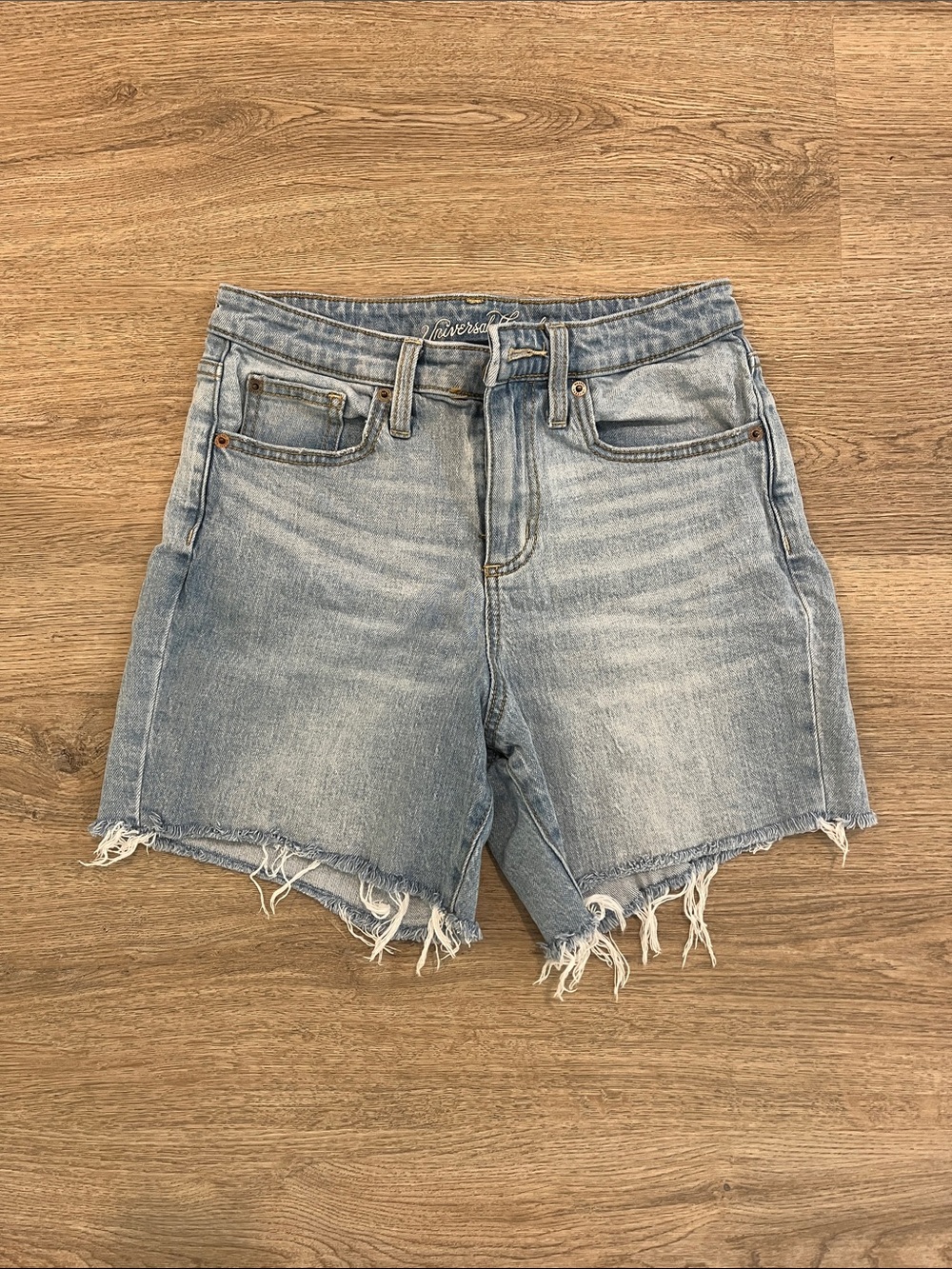 Universal Thread Light Blue Distressed Denim Cutoff Shorts